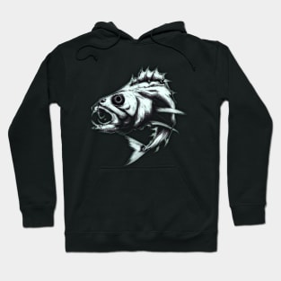 Angry fish Hoodie